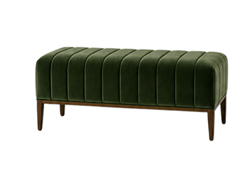 Velvet bench